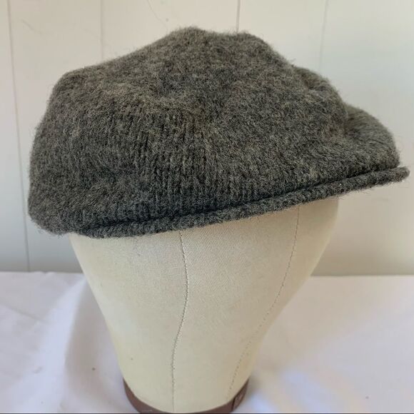 Vintage LL Bean Wool Guide Cap Flat Cabbie Hat Cold Weather Ear Neck Flap - Picture 3 of 10